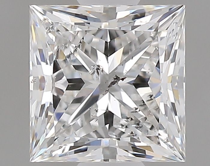2438815662- 0.81 ct princess GIA certified Loose diamond, F color | I1 clarity