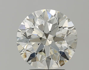 2487614399- 3.14 ct round GIA certified Loose diamond, K color | SI1 clarity | EX cut