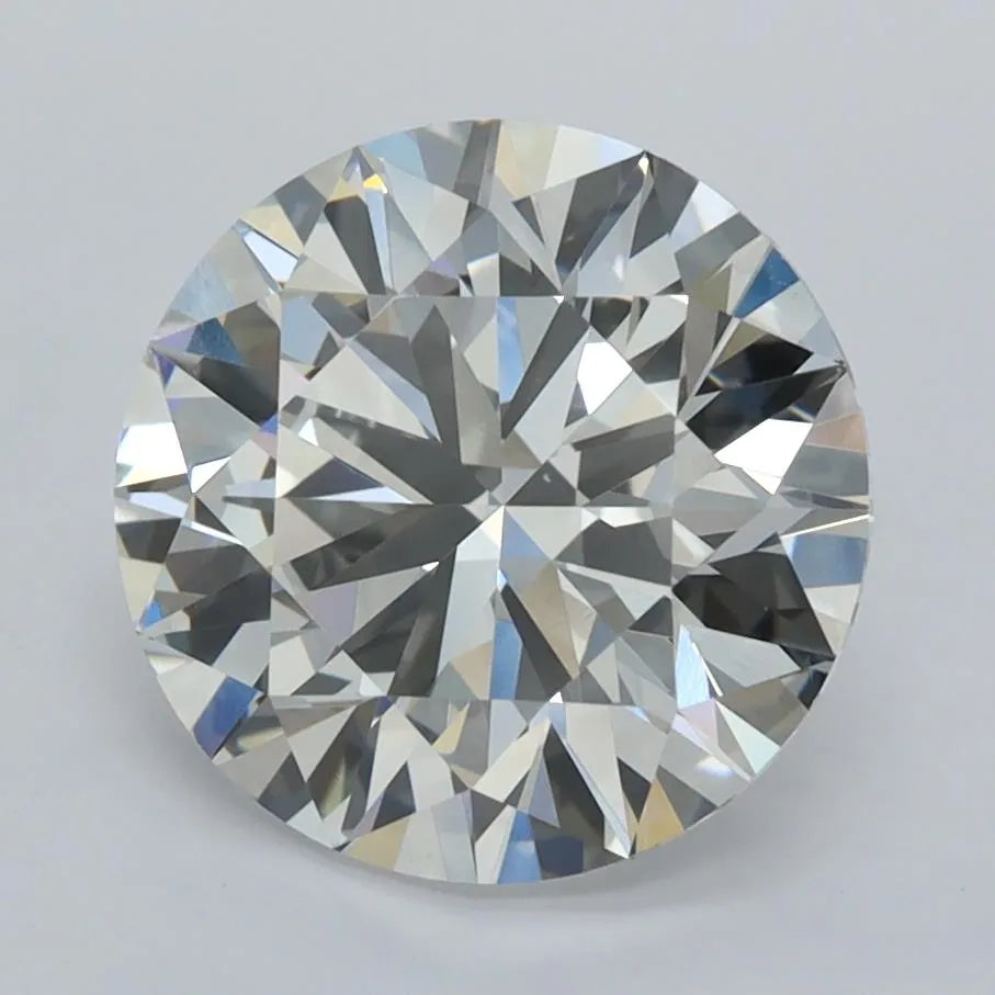 3.00ct Round Lab Grown Diamond (Colour F, Clarity VVS2, Cut EX, IGI Certified)