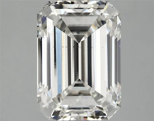 3.08ct Emerald Lab Grown Diamond (Colour G, Clarity VS2, IGI Certified)