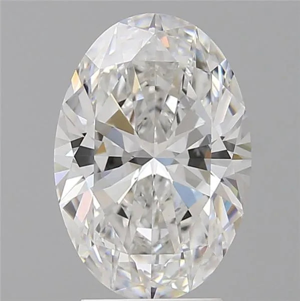 3.09ct Oval Lab Grown Diamond (Colour F, Clarity VVS2, IGI Certified)