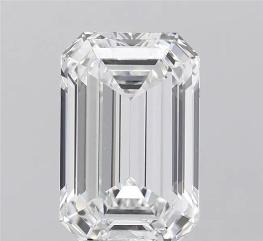 3.10ct Emerald Lab Grown Diamond (Colour E, Clarity VVS1, IGI Certified)