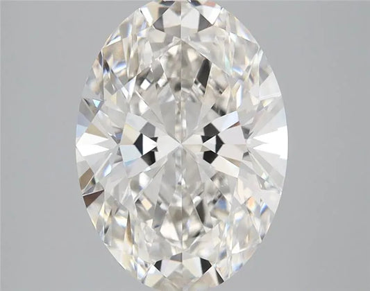 3.10ct Oval Lab Grown Diamond (Colour G, Clarity VVS2, IGI Certified)