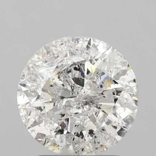 2.30ct Round Natural Diamond (Colour H, Clarity I2, Cut VG, IGI Certified)
