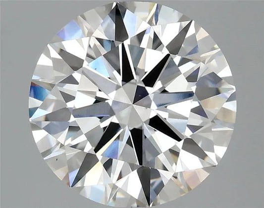 4.01ct Round Lab Grown Diamond (Colour G, Clarity VS1, Cut EX, IGI Certified)