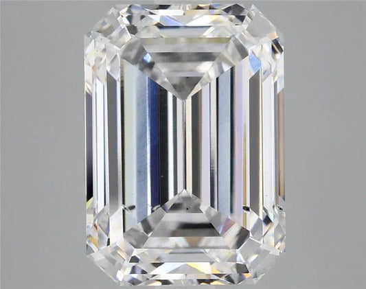 4.03ct Emerald Lab Grown Diamond (Colour D, Clarity SI1, IGI Certified)