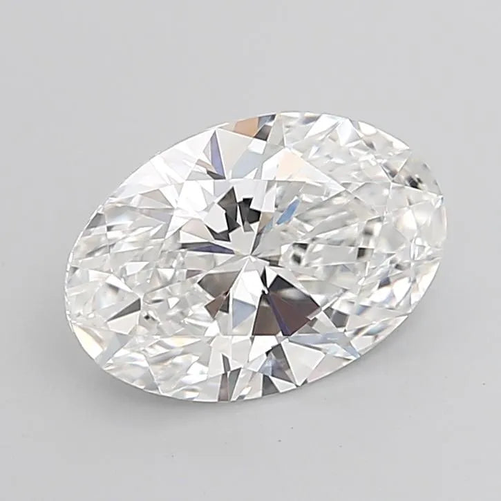 4.09ct Oval Lab Grown Diamond (Colour E, Clarity VVS2, IGI Certified)