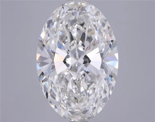 4.37ct Oval Lab Grown Diamond (Colour H, Clarity VS2, Cut EX, GIA Certified)
