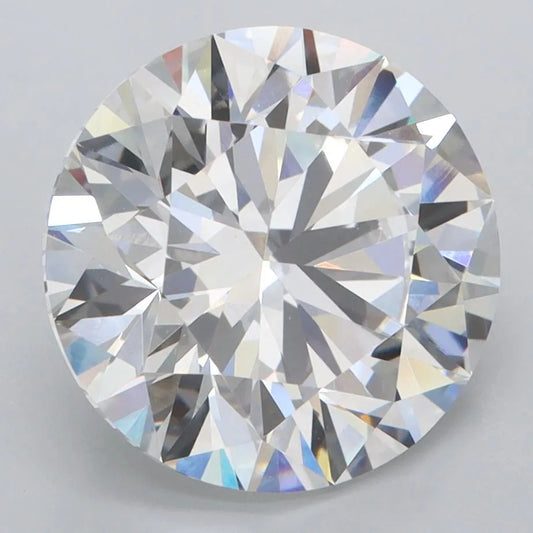 5.00ct Round Lab Grown Diamond (Colour E, Clarity VVS2, Cut EX, IGI Certified)