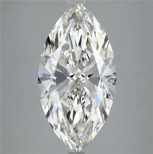 5.09ct Marquise Lab Grown Diamond (Colour G, Clarity VVS2, IGI Certified)