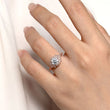 Load image into Gallery viewer, Barkev&#39;s Elegance Halo Diamond Engagement Ring

