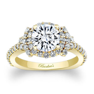 Barkev's Elegance Halo Diamond Engagement Ring