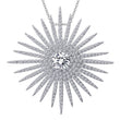 Load image into Gallery viewer, Lafonn Simulated Diamond Sunburst Pendant
