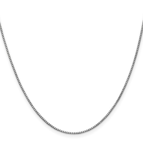 Ben Garelick 14K White Gold 1mm Box Chain, 20 Inch