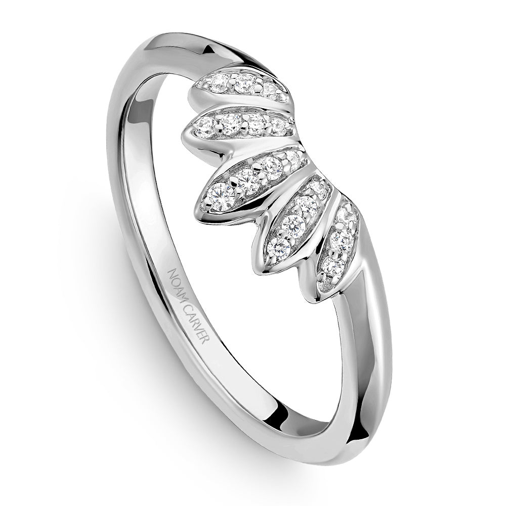Noam Carver White Gold Tiara Diamond Wedding Band
