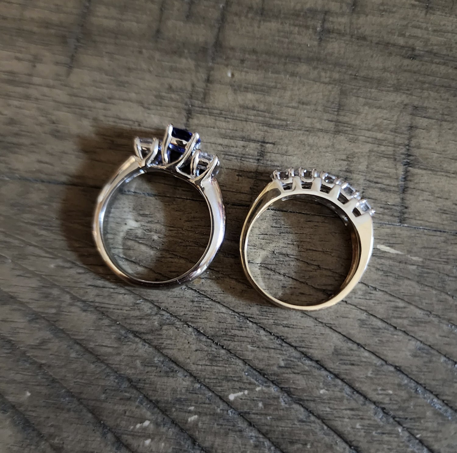 Fully restored and repaired rings repaired by Ben Garelick