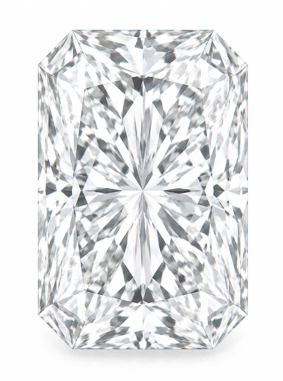 Radiant Shaped Forever One™ Moissanite Gemstone - Colorless (D-E-F)