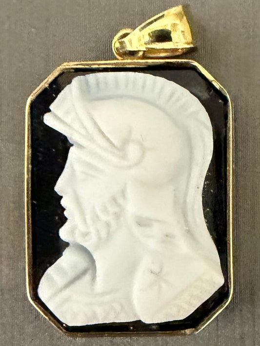 Ben Garelick Estate 14K Yellow Gold Cameo Pendant