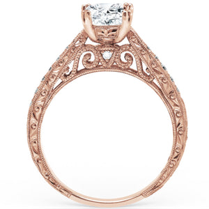 Kirk Kara "Stella" Princess Cut Diamond Engagement Ring