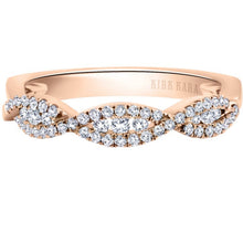 Load image into Gallery viewer, Kirk Kara &quot;Pirouetta&quot; Twist Diamond Wedding Band
