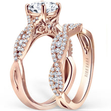 Load image into Gallery viewer, Kirk Kara &quot;Pirouetta&quot; Twist Diamond Wedding Band
