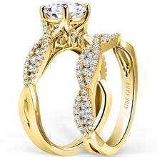 Load image into Gallery viewer, Kirk Kara &quot;Pirouetta&quot; Twist Diamond Wedding Band
