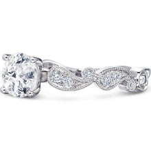Load image into Gallery viewer, Kirk Kara &quot;Rayana&quot; Double Paisley Swirl Diamond Engagement Ring
