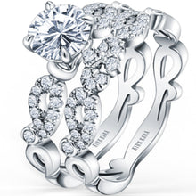 Load image into Gallery viewer, Kirk Kara &quot;Rayana&quot; Vintage Inspired Crown Diamond Wedding Band
