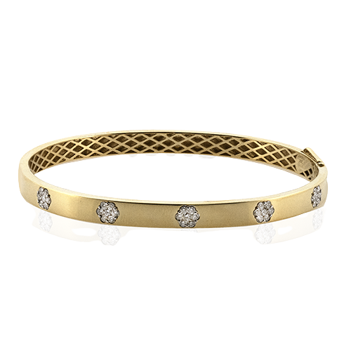 Simon G. 18K Two-Tone High Polished Gold Diamond Station Bracelet