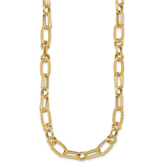 Ben Garelick 14K Yellow Gold Greek Key Chain Necklace, 18 Inch