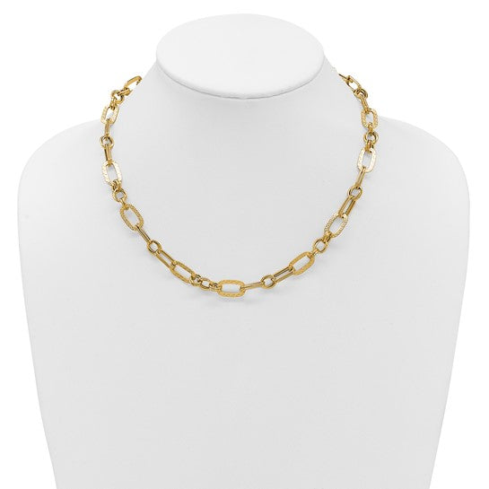 Ben Garelick 14K Yellow Gold Greek Key Chain Necklace, 18 Inch
