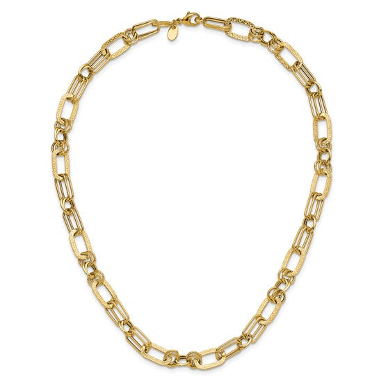 Ben Garelick 14K Yellow Gold Greek Key Chain Necklace, 18 Inch