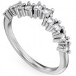 Load image into Gallery viewer, Noam Carver White Gold Asymmetrical Curved Round Cut Diamond Wedding Band
