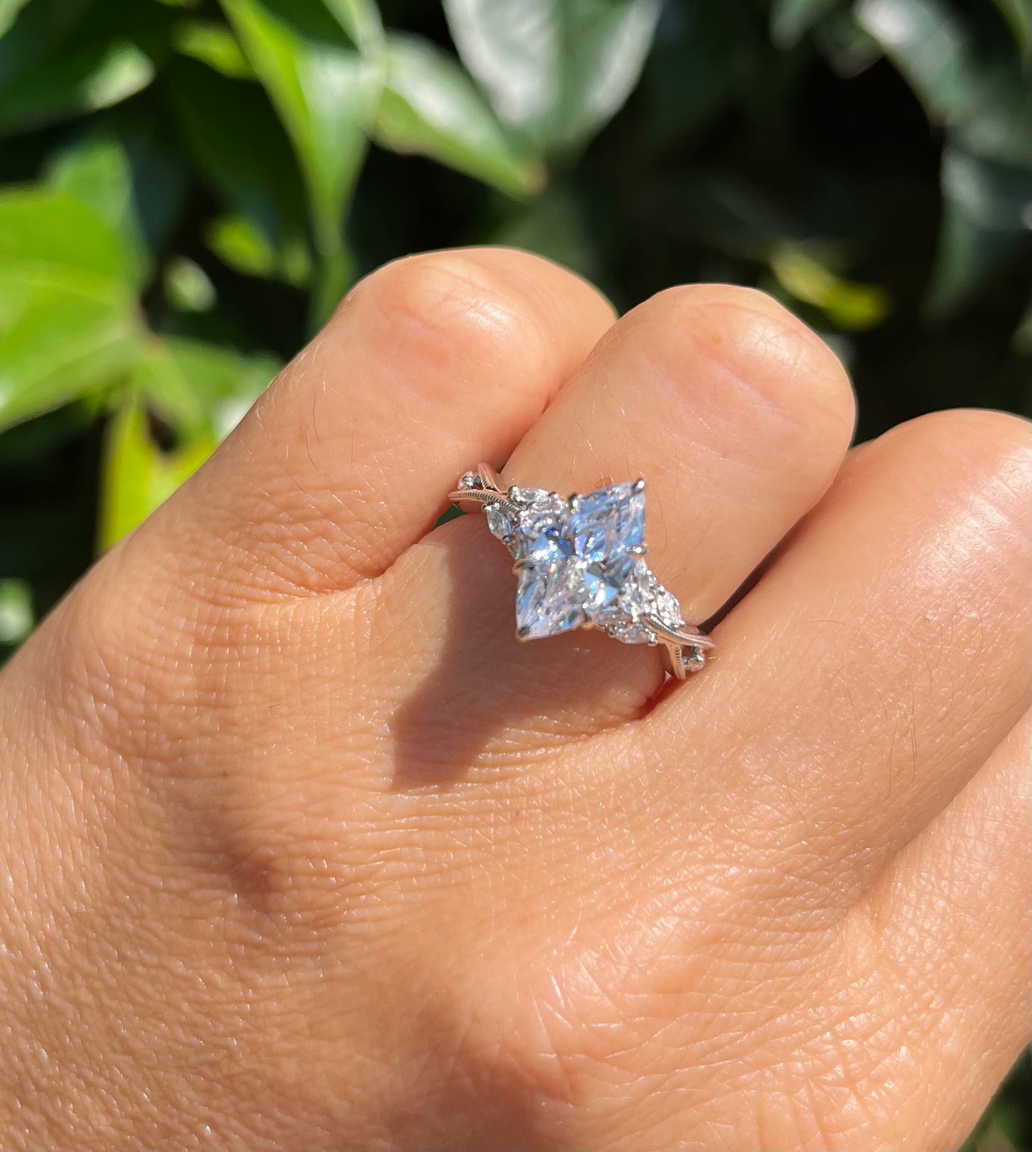 Ben Garelick Bellatrix Marquise Diamond Crown Lab-Grown Diamond Engagement Ring (Center Diamond Included)