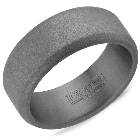 CrownRing Tantalum 8.5mm Sandblast Finish Wedding Band