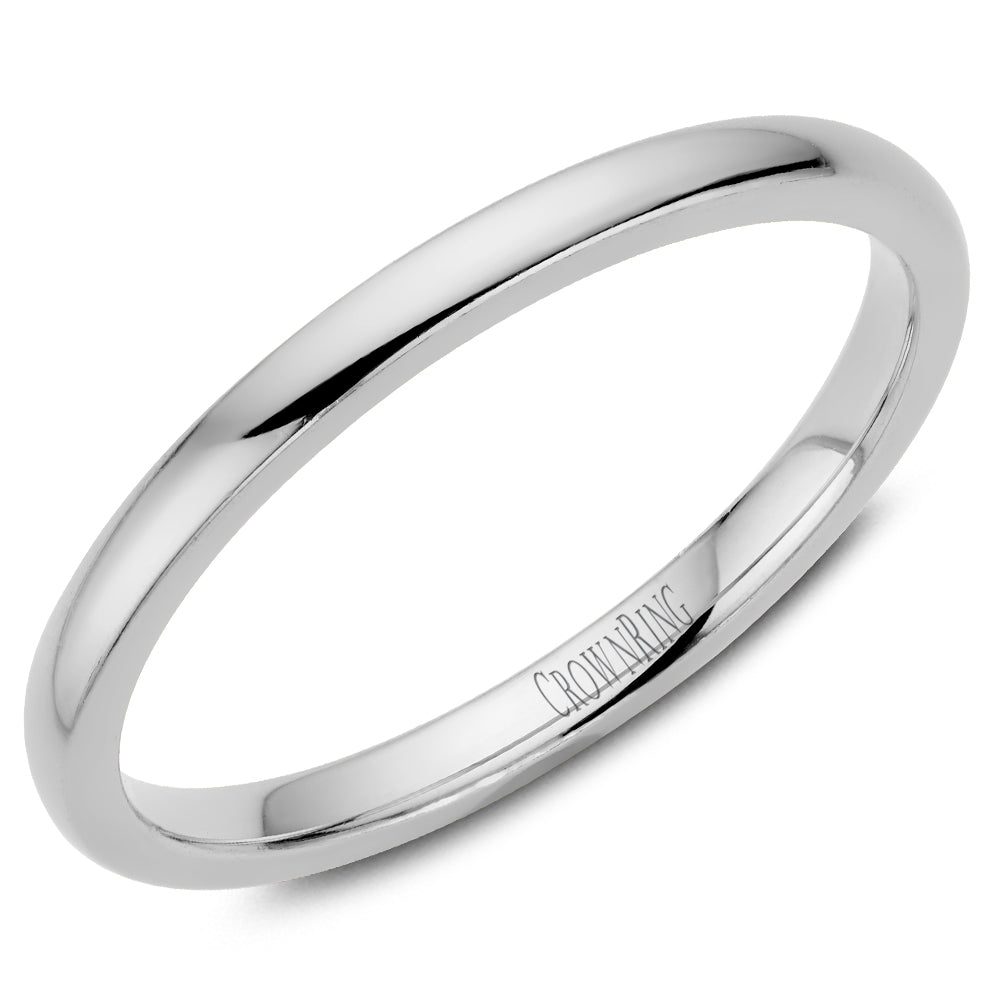 Ben Garelick Classic 2mm Heavy High Polished Comfort Fit Wedding Band