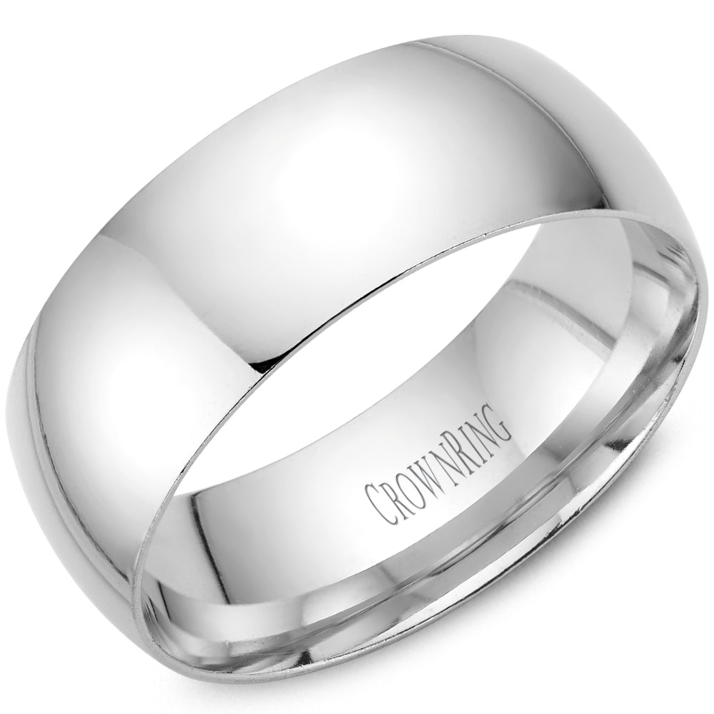 Ben Garelick Classic 8mm Heavy High Polished Comfort Fit Wedding Band