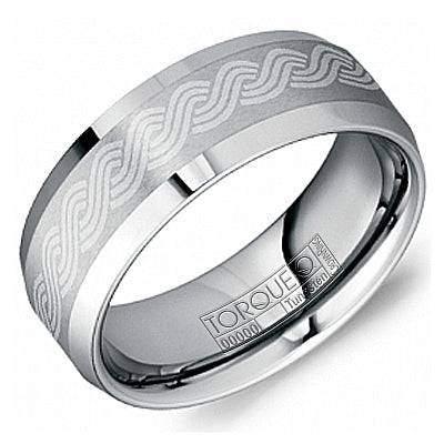 CrownRing Tungsten Braided Design Wedding Band