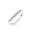 Load image into Gallery viewer, Artcarved &quot;Adeline&quot; Curved Diamond Wedding Band Featuring Leaf Design

