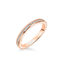 Load image into Gallery viewer, Artcarved &quot;Amanda&quot; Channel Set Diamond Wedding Band
