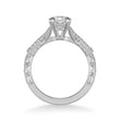 Load image into Gallery viewer, Artcarved &quot;Angelina&quot; Split Shank Diamond Engagement Ring Featuring Engraved Band
