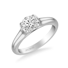 Load image into Gallery viewer, Artcarved &quot;April&quot; Half Bezel Set Diamond Engagement Ring
