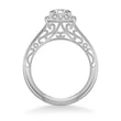 Load image into Gallery viewer, Artcarved &quot;Audriana&quot; Halo Diamond Engagement Ring Featuring Knife Edge Shank
