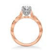 Load image into Gallery viewer, Artcarved &quot;Cherie&quot; Rose Gold Diamond Twist Engagement Ring
