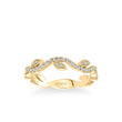 Load image into Gallery viewer, Artcarved Diamond Encrusted Leaf and Vine Accent Stackable Band
