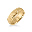 Load image into Gallery viewer, Artcarved &quot;Intrigue&quot; Crosshatch Wedding Band with Rolled Edges
