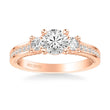 Load image into Gallery viewer, Artcarved &quot;Marlow&quot; Three Stone Two-Tone Gold Diamond Engagement Ring
