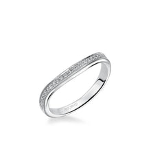 Load image into Gallery viewer, Artcarved &quot;Peyton&quot; Curved Diamond Wedding Band
