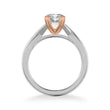 Load image into Gallery viewer, Artcarved &quot;Solitude&quot; Twist Diamond Engagement Ring
