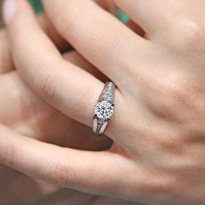 Barkev's Channel Set Graduated Diamond Engagement Ring